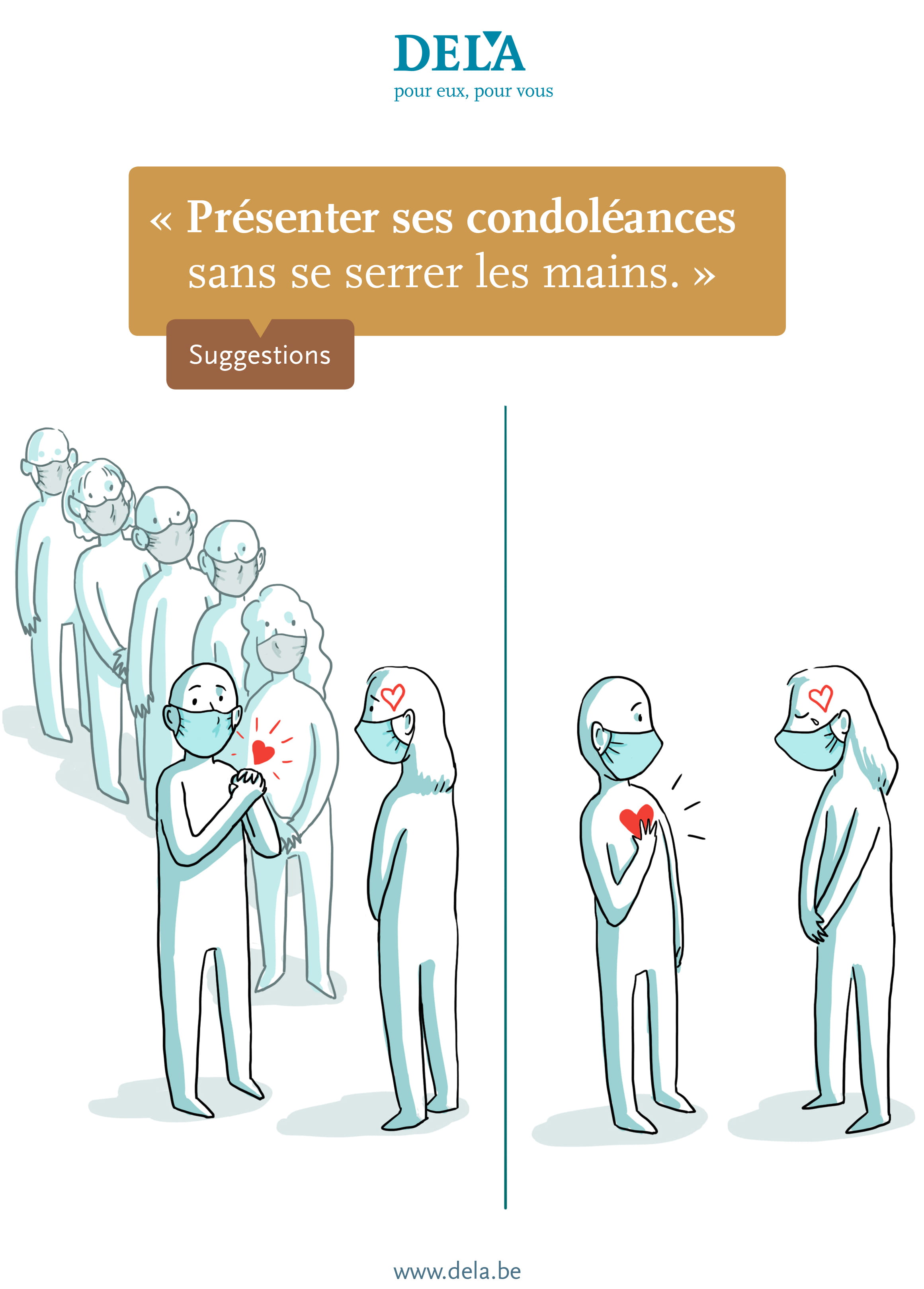 corona condoléances